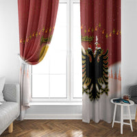 Albania Christmas Window Curtain Gezuar Krishtlindjet - Wonder Print Shop