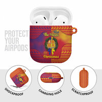 Andorra Christmas AirPods Case Coat Of Arms With Wreath Xmas - Wonder Print Shop