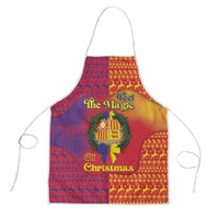 Andorra Christmas Apron Coat Of Arms With Wreath Xmas - Wonder Print Shop