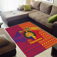 Andorra Christmas Area Rug Coat Of Arms With Wreath Xmas - Wonder Print Shop