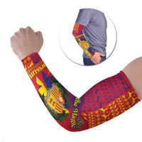 Andorra Christmas Arm Sleeves Coat Of Arms With Wreath Xmas - Wonder Print Shop