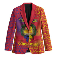 Andorra Christmas Blazer Coat Of Arms With Wreath Xmas - Wonder Print Shop