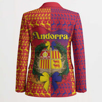 Andorra Christmas Blazer Coat Of Arms With Wreath Xmas - Wonder Print Shop