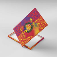 Andorra Christmas Canvas Wall Art Coat Of Arms With Wreath Xmas - Wonder Print Shop