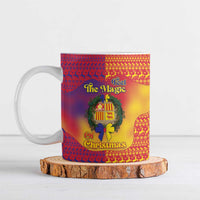 Andorra Christmas Ceramic Mug Coat Of Arms With Wreath Xmas - Wonder Print Shop