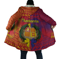 Andorra Christmas Cloak Coat Of Arms With Wreath Xmas - Wonder Print Shop