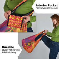 Andorra Christmas Grocery Bag Coat Of Arms With Wreath Xmas - Wonder Print Shop