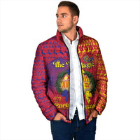 Andorra Christmas Padded Jacket Coat Of Arms With Wreath Xmas - Wonder Print Shop