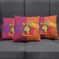 Andorra Christmas Pillow Cover Coat Of Arms With Wreath Xmas - Wonder Print Shop