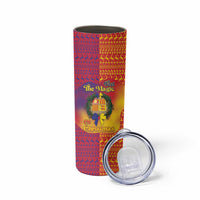 Andorra Christmas Skinny Tumbler Coat Of Arms With Wreath Xmas - Wonder Print Shop