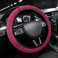 Andorra Christmas Steering Wheel Cover Coat Of Arms With Wreath Xmas - Wonder Print Shop