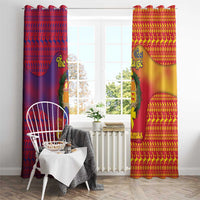 Andorra Christmas Window Curtain Coat Of Arms With Wreath Xmas - Wonder Print Shop