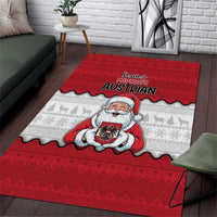 Austria Christmas Area Rug Santa Is Favorite Austrian - Wonder Print Shop