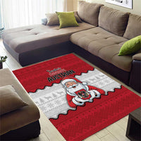 Austria Christmas Area Rug Santa Is Favorite Austrian - Wonder Print Shop