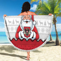 Austria Christmas Beach Blanket Santa Is Favorite Austrian - Wonder Print Shop