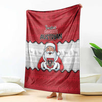 Austria Christmas Blanket Santa Is Favorite Austrian - Wonder Print Shop