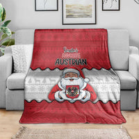 Austria Christmas Blanket Santa Is Favorite Austrian - Wonder Print Shop