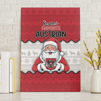 Austria Christmas Canvas Wall Art Santa Is Favorite Austrian - Wonder Print Shop