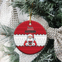 Austria Christmas Ceramic Ornament Santa Is Favorite Austrian - Wonder Print Shop