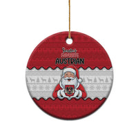 Austria Christmas Ceramic Ornament Santa Is Favorite Austrian - Wonder Print Shop