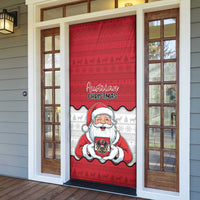 Austria Christmas Door Cover Santa Is Favorite Austrian - Wonder Print Shop