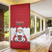 Austria Christmas Door Cover Santa Is Favorite Austrian - Wonder Print Shop