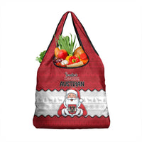 Austria Christmas Grocery Bag Santa Is Favorite Austrian - Wonder Print Shop