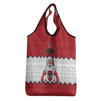 Austria Christmas Grocery Bag Santa Is Favorite Austrian - Wonder Print Shop
