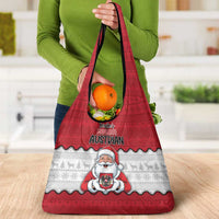 Austria Christmas Grocery Bag Santa Is Favorite Austrian - Wonder Print Shop