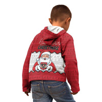 Austria Christmas Kid Hoodie Santa Is Favorite Austrian - Wonder Print Shop