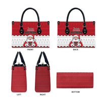 Austria Christmas Leather Bag Santa Is Favorite Austrian - Wonder Print Shop