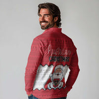 Austria Christmas Long Sleeve Polo Shirt Santa Is Favorite Austrian - Wonder Print Shop