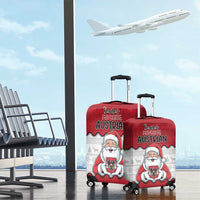 Austria Christmas Luggage Cover Santa Is Favorite Austrian - Wonder Print Shop