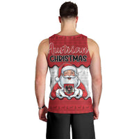 Austria Christmas Men Tank Top Santa Is Favorite Austrian - Wonder Print Shop