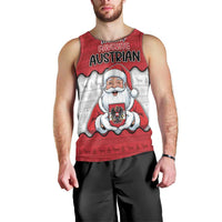 Austria Christmas Men Tank Top Santa Is Favorite Austrian - Wonder Print Shop