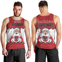 Austria Christmas Men Tank Top Santa Is Favorite Austrian - Wonder Print Shop