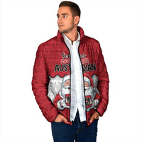 Austria Christmas Padded Jacket Santa Is Favorite Austrian - Wonder Print Shop