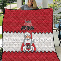 Austria Christmas Quilt Santa Is Favorite Austrian - Wonder Print Shop
