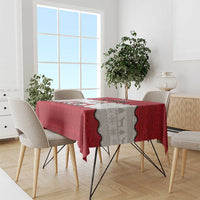 Austria Christmas Tablecloth Santa Is Favorite Austrian - Wonder Print Shop