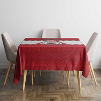Austria Christmas Tablecloth Santa Is Favorite Austrian - Wonder Print Shop