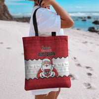 Austria Christmas Tote Bag Santa Is Favorite Austrian - Wonder Print Shop