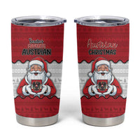 Austria Christmas Tumbler Cup Santa Is Favorite Austrian - Wonder Print Shop