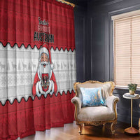 Austria Christmas Window Curtain Santa Is Favorite Austrian - Wonder Print Shop