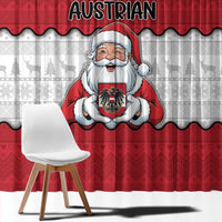 Austria Christmas Window Curtain Santa Is Favorite Austrian - Wonder Print Shop