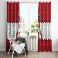 Austria Christmas Window Curtain Santa Is Favorite Austrian - Wonder Print Shop