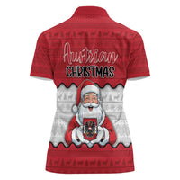 Austria Christmas Women Polo Shirt Santa Is Favorite Austrian - Wonder Print Shop