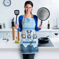 Chillin With My Gnomies Apron Merry Christmas - Wonder Print Shop