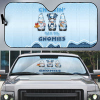 Chillin With My Gnomies Auto Sun Shade Merry Christmas - Wonder Print Shop