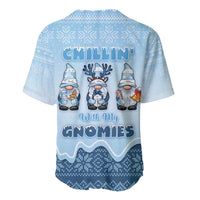 Chillin With My Gnomies Baseball Jersey Merry Christmas - Wonder Print Shop