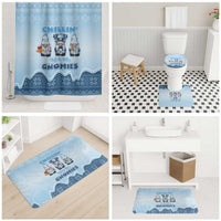 Chillin With My Gnomies Bathroom Set Merry Christmas - Wonder Print Shop